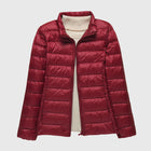 Burgundy Stand up collar