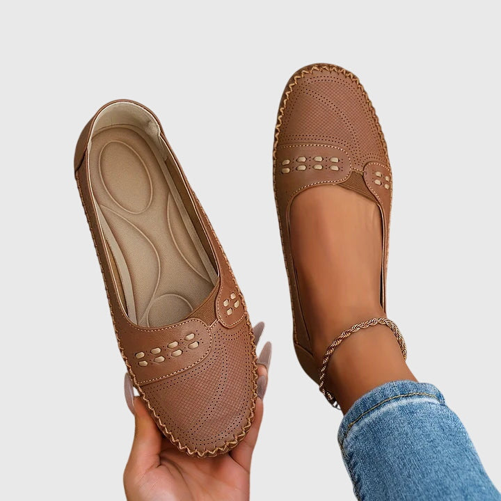 Comfortable Flats for Women Perforated