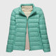 Turquoise Stand up collar / S