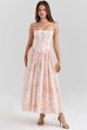 Peach Floral Print / S