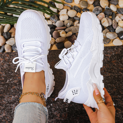 Comfortable Chunky Sneakers for Women Lace-Up