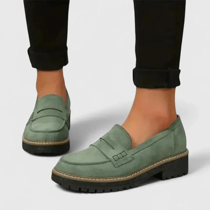 Stylish Loafers for Women Chunky Lug-Sole Penny