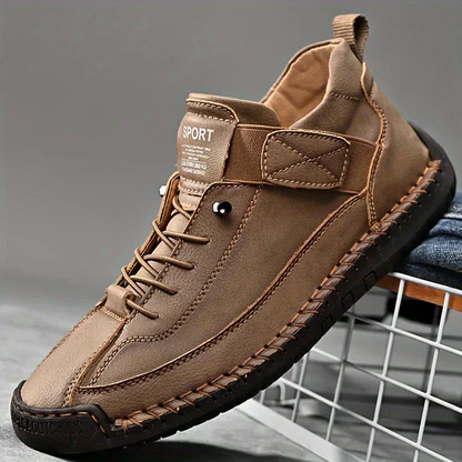 Comfortable Sneakers for Women Lace-Up Velcro-Strap