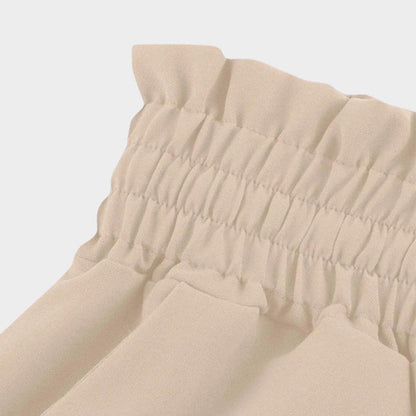 Effortless Wide-Leg Pants for Women High-Waist Drawstring