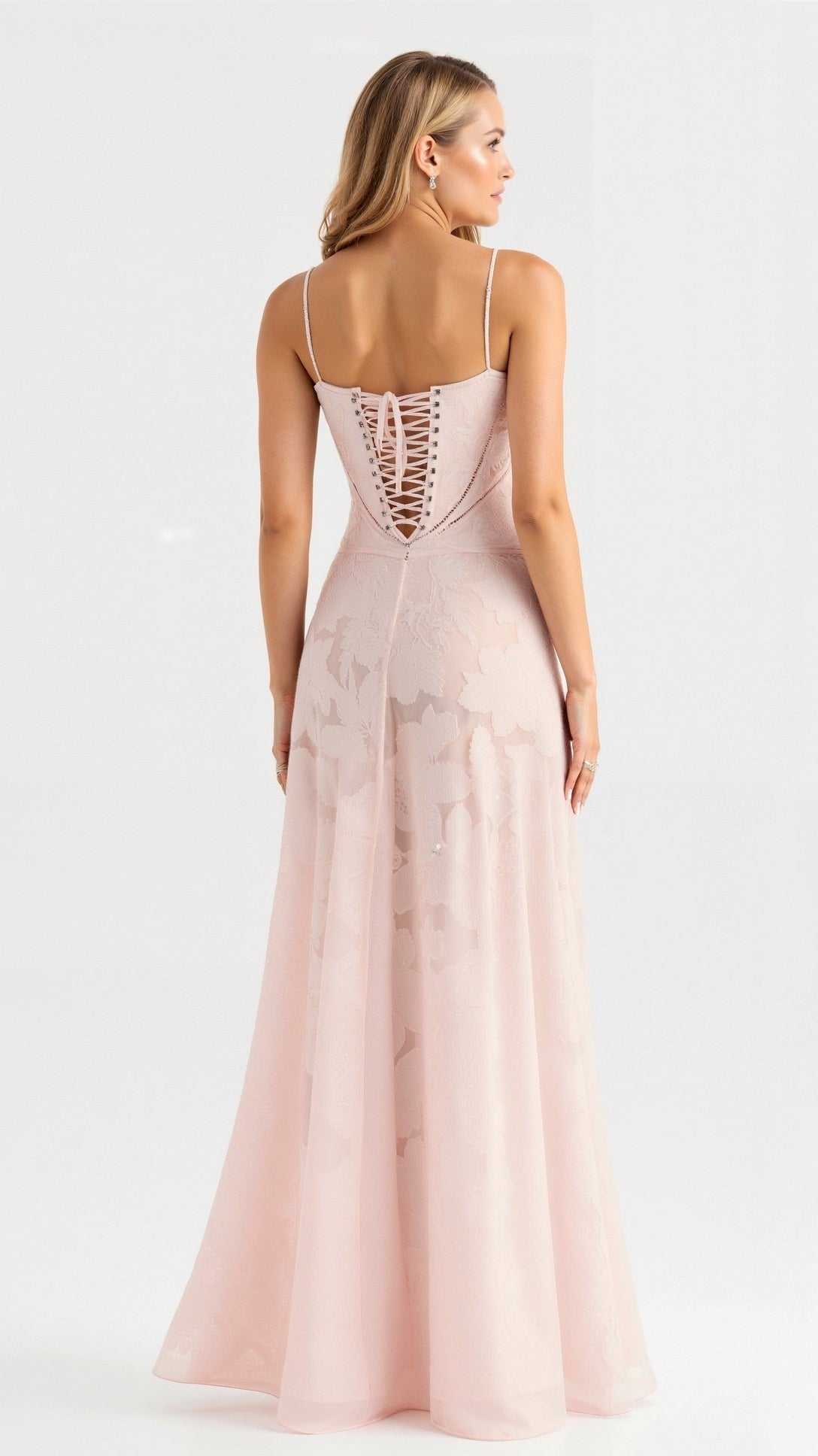 maxikleid-damen-bustier-spaghettitraeger