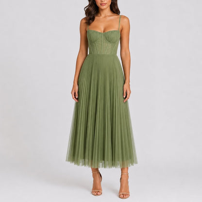 midikleid-damen-bustier-tuell