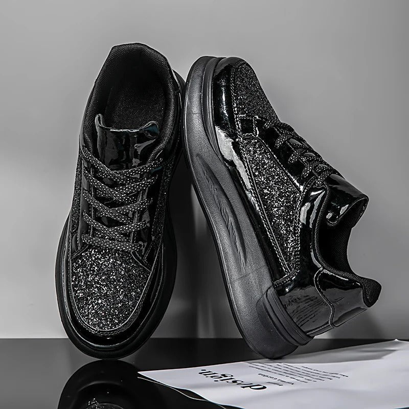 plateau-sneaker-damen-glitzer