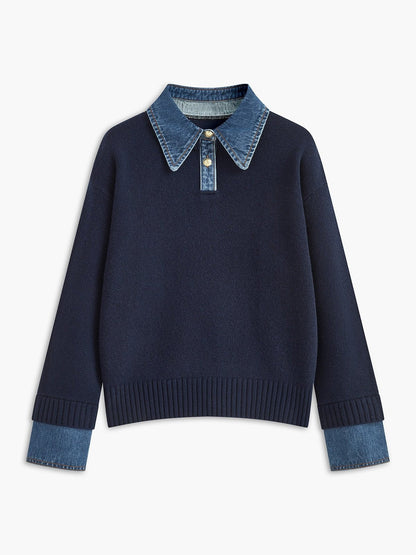 polo-pullover-damen-strick-kragen