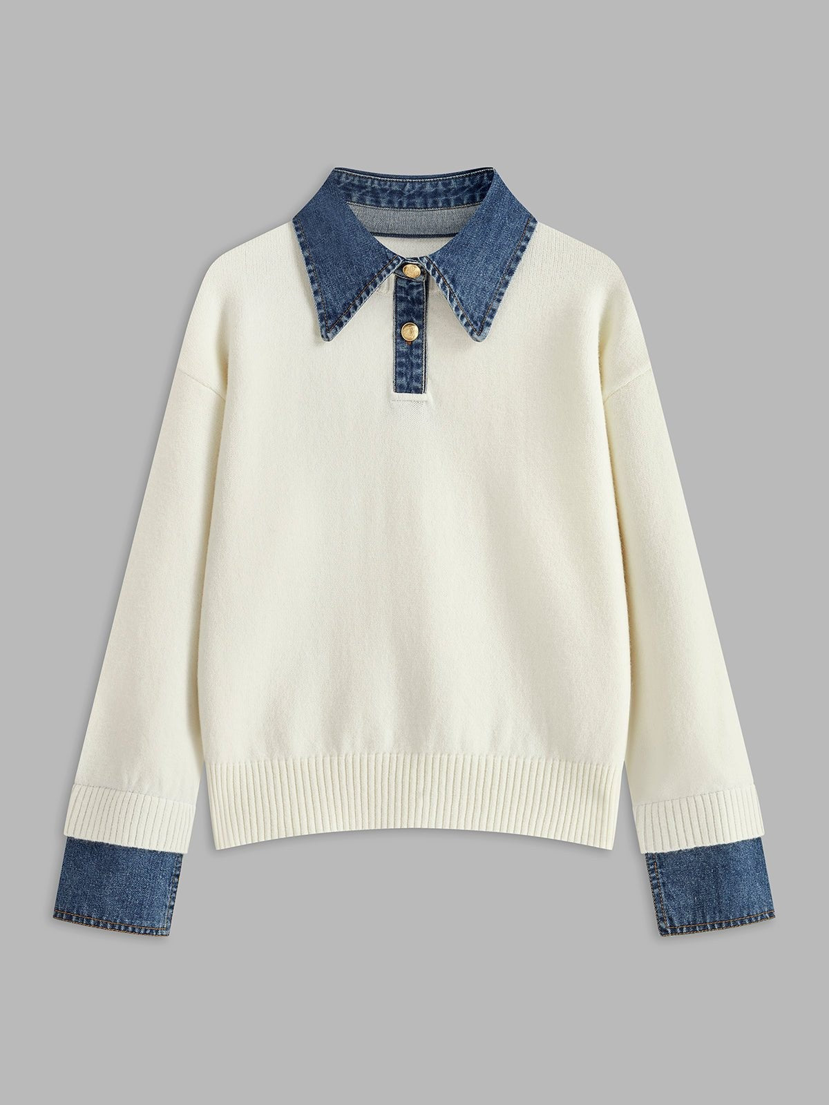 polo-pullover-damen-strick-kragen