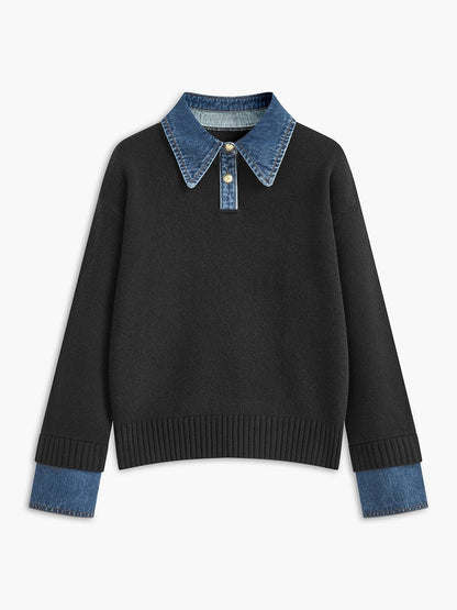polo-pullover-damen-strick-kragen