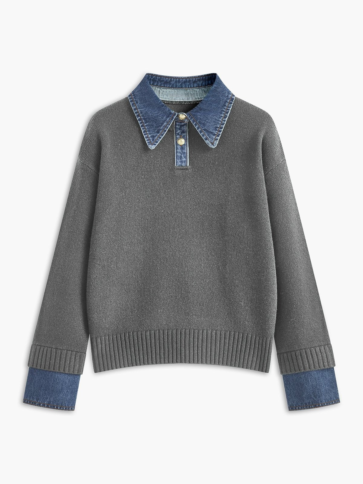 polo-pullover-damen-strick-kragen