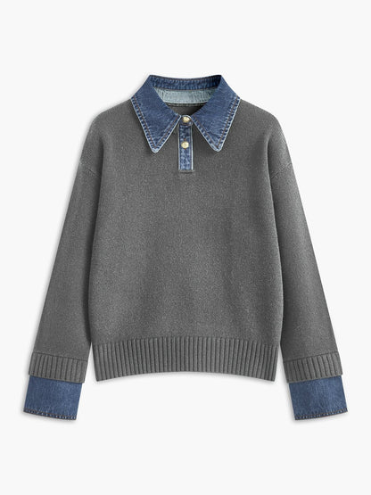 polo-pullover-damen-strick-kragen