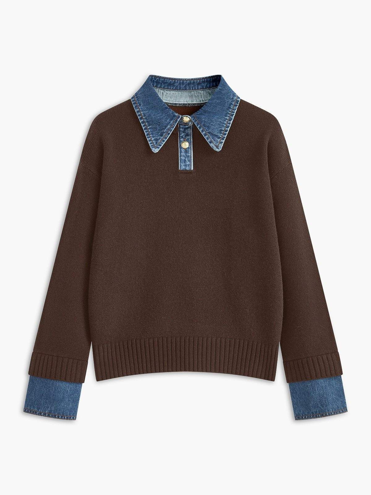 polo-pullover-damen-strick-kragen