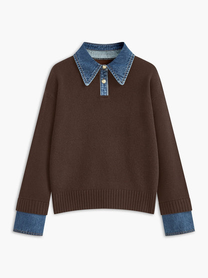 polo-pullover-damen-strick-kragen