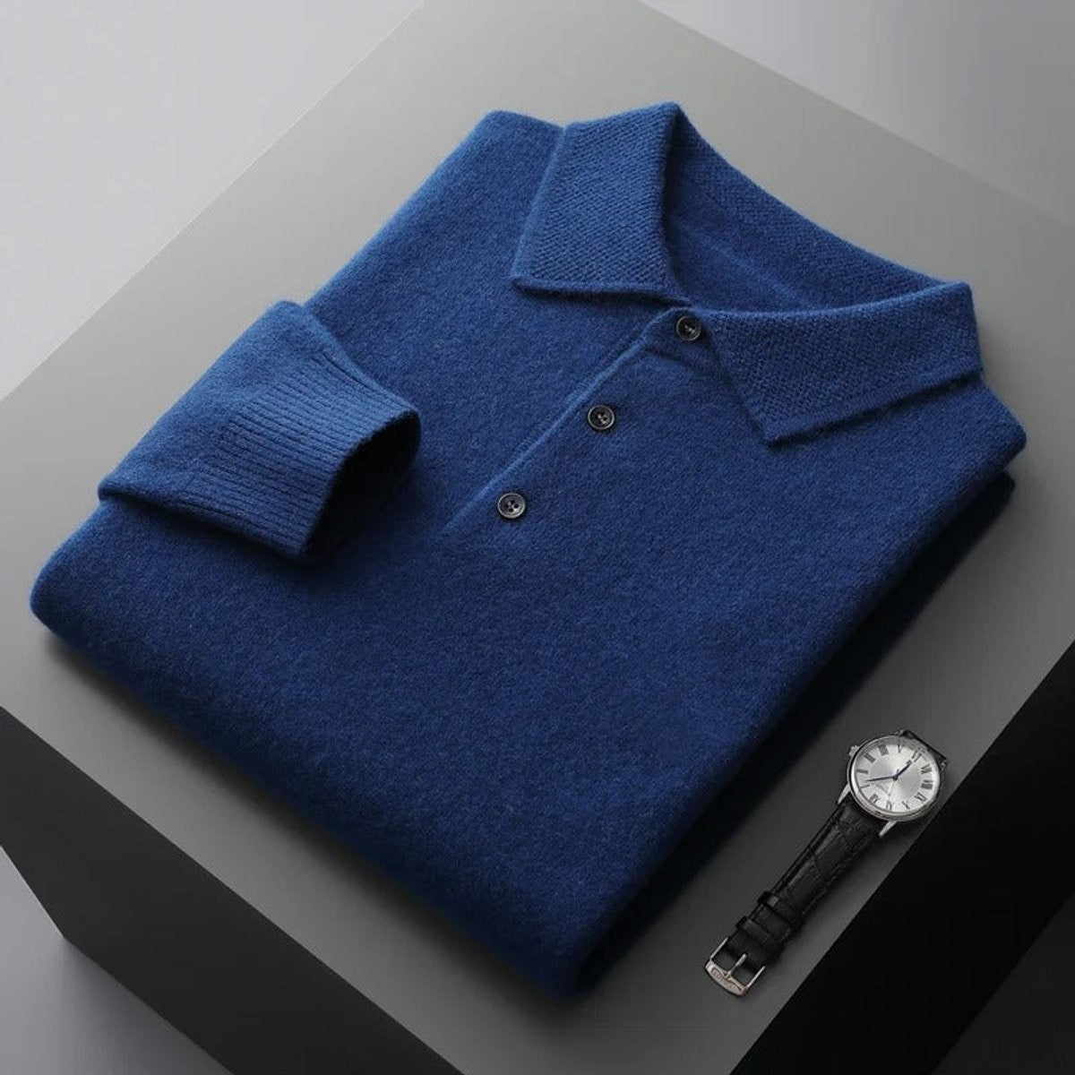 polo-pullover-herren-kaschmir-knopfkragen