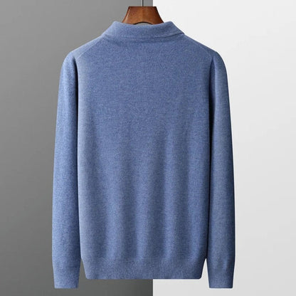 polo-pullover-herren-kaschmir-knopfkragen