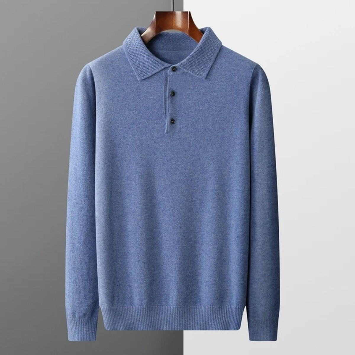 polo-pullover-herren-kaschmir-knopfkragen