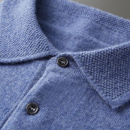 polo-pullover-herren-kaschmir-knopfkragen