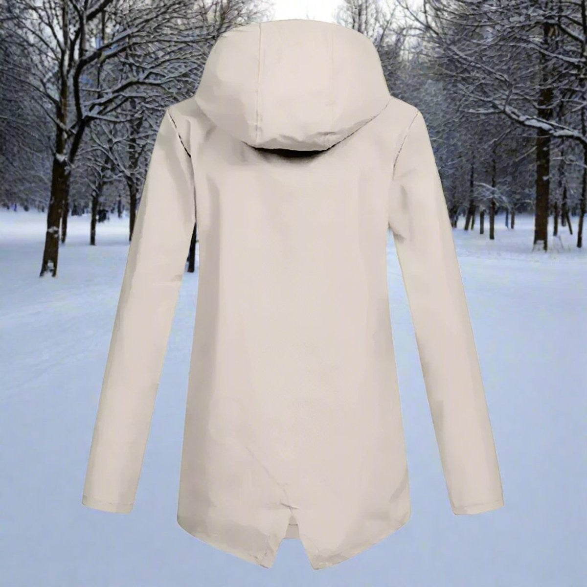 regenjacke-damen-kapuze-longline