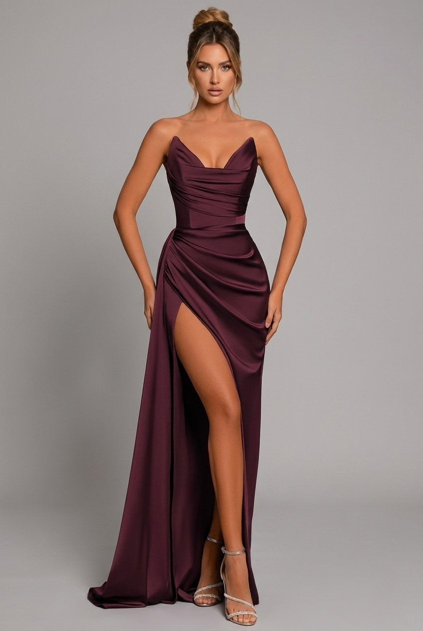 satin-maxikleid-damen-herzausschnitt-seitenschlitz