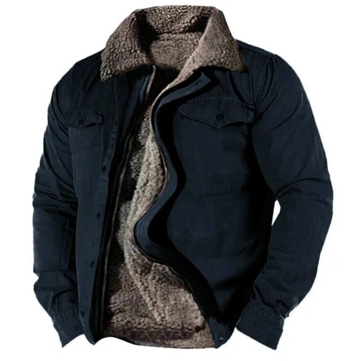 sherpa-jacke-herren-druckknoepfe-fleecefutter