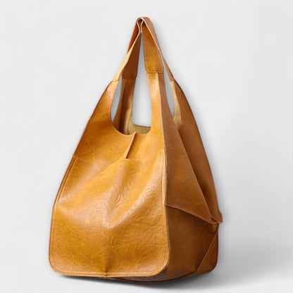 Elegant Oversized Tote Bag for Women Cut-Out-Handle Slouchy