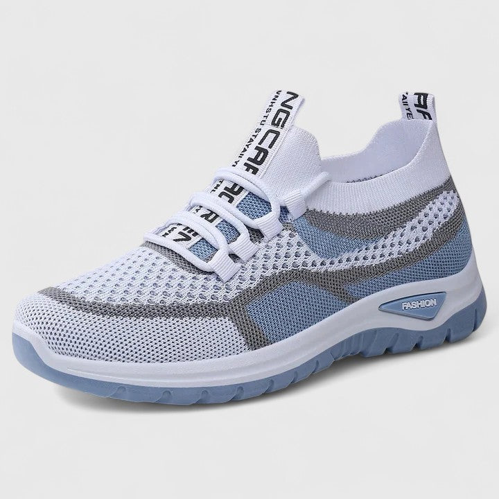 Comfortable Sneakers for Women Mesh Lace-Up Chunky-Sole