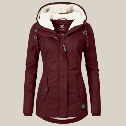 steppjacke-damen-sherpa-kapuze