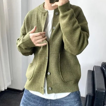 strickjacke-herren-wolle-knopfleiste