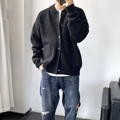 strickjacke-herren-wolle-knopfleiste