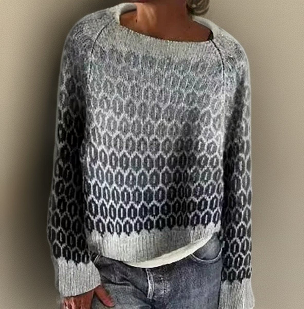 strickpullover-damen-fair-isle-farbverlauf-grau