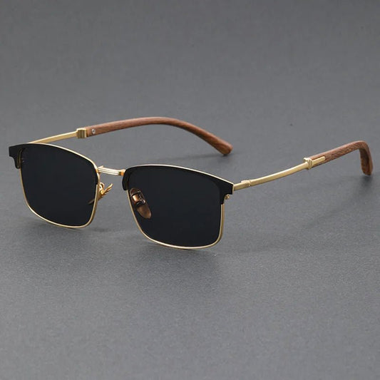 Stylish Half-Frame Sunglasses for Women Browline Polarized