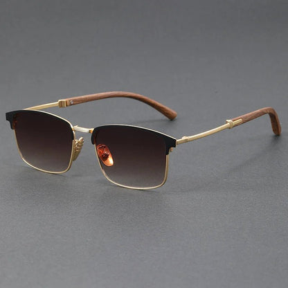 Stylish Half-Frame Sunglasses for Women Browline Polarized