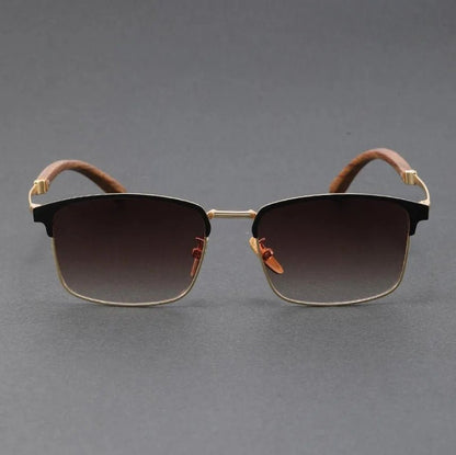 Stylish Half-Frame Sunglasses for Women Browline Polarized