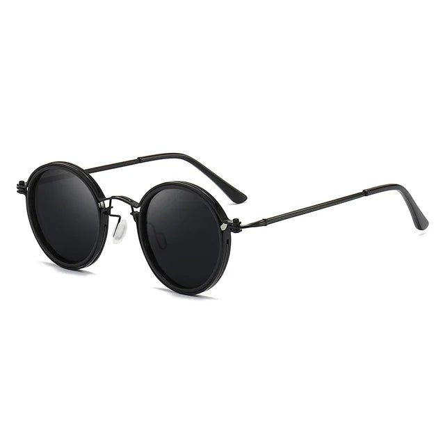 Stylish Round-Frame Sunglasses for Women Polarized Metal