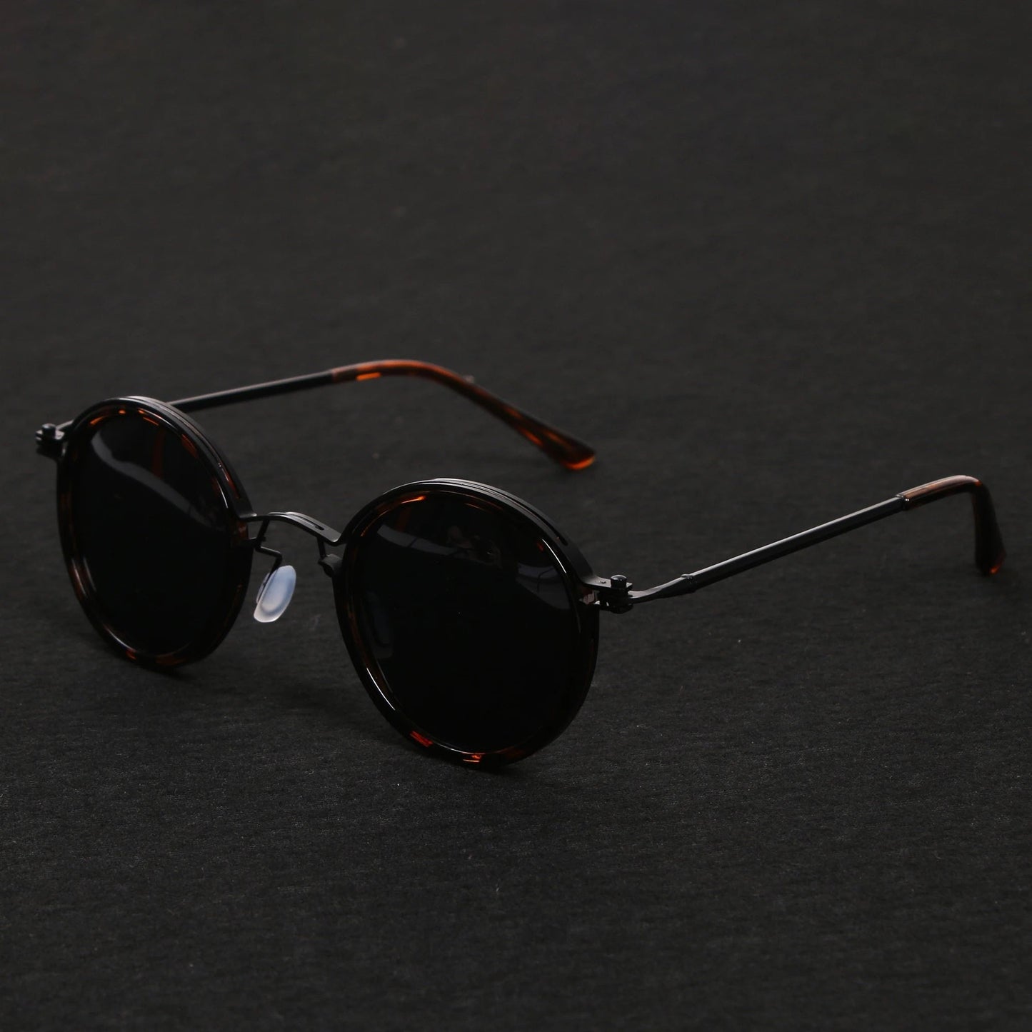Stylish Round-Frame Sunglasses for Women Polarized Metal
