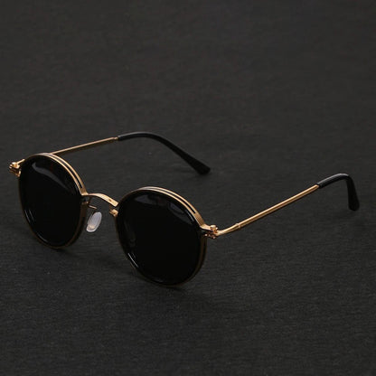 Stylish Round-Frame Sunglasses for Women Polarized Metal