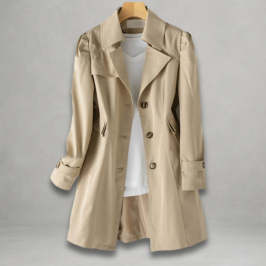 trenchcoat-damen-reverskragen-einreiher