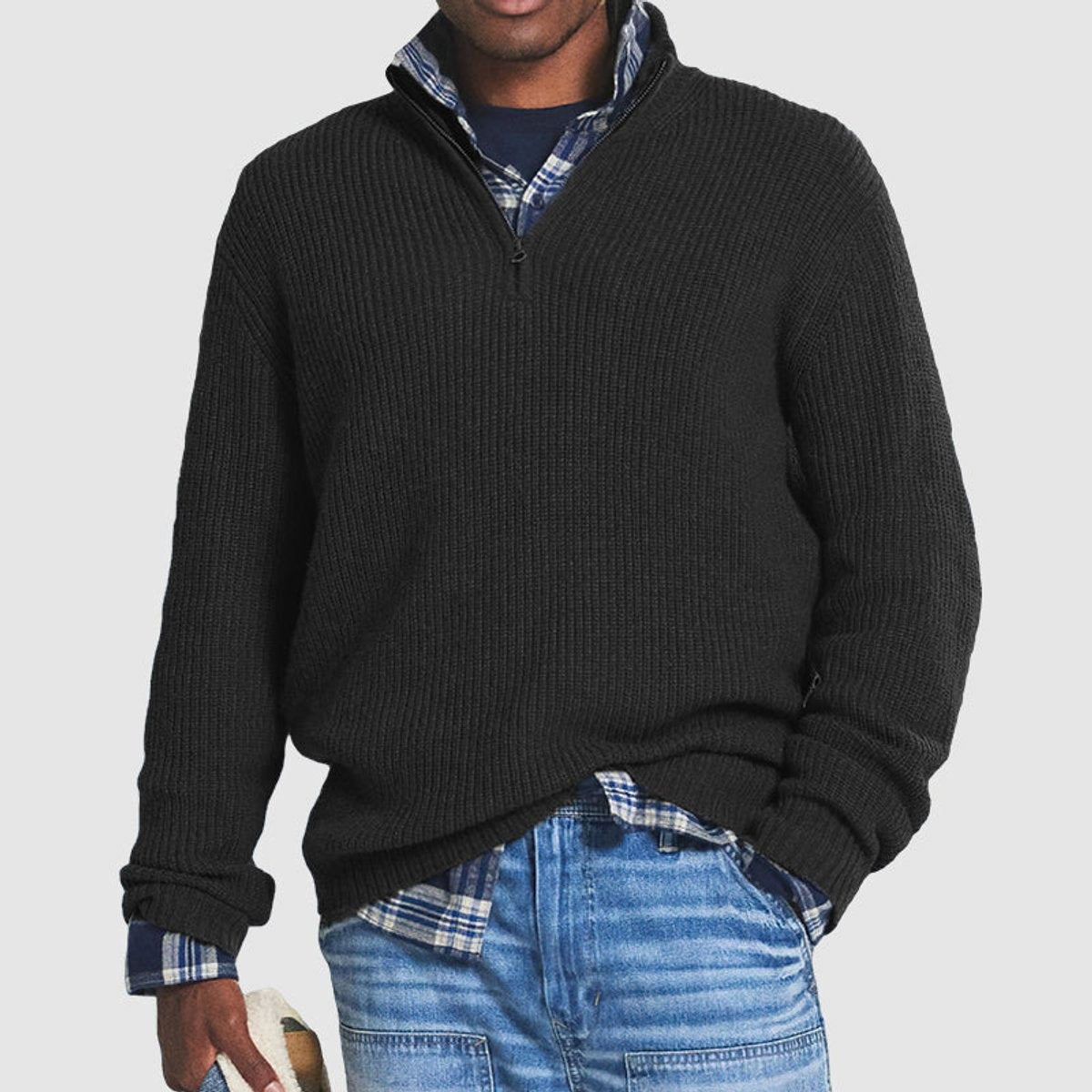 troyer-pullover-herren-rippstrick-stehkragen