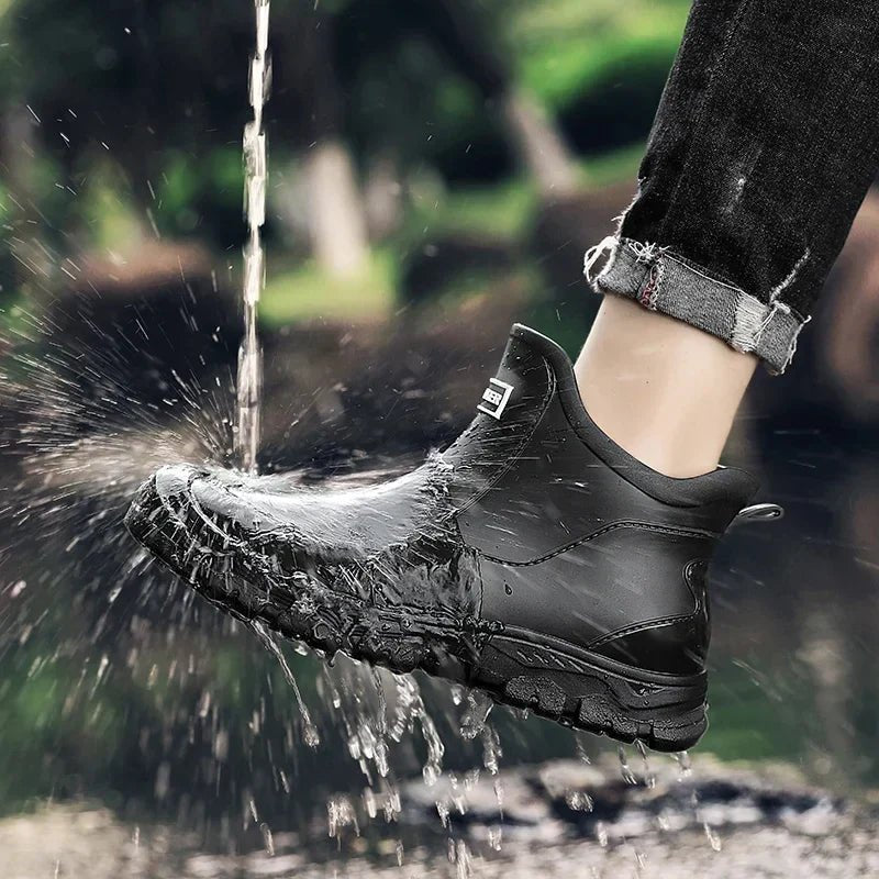 Comfortable Waterproof Ankle Boots for Women Chelsea Slip-On