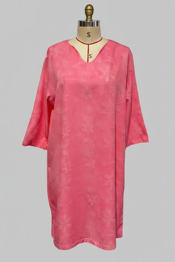 Elegant Midi Dress for Women Floral-Lace V-Neck