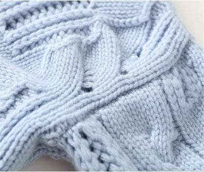 Comfortable Turtleneck Sweater for Women Cable-Knit Loose-Fit