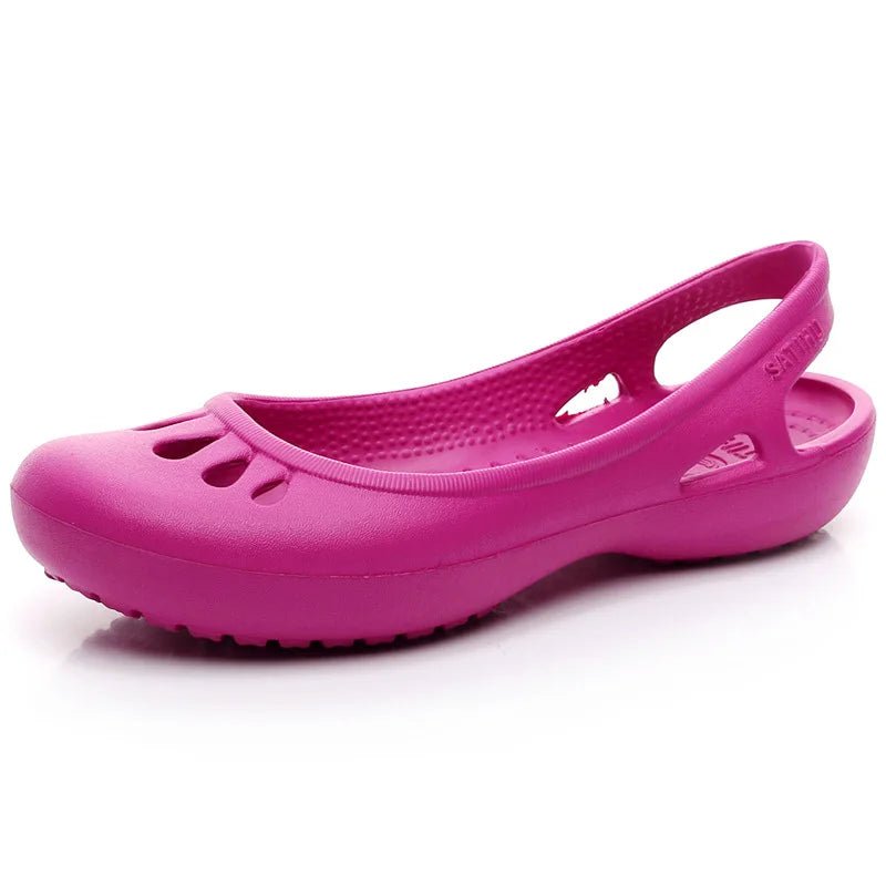 Comfortable Slides for Women Lightweight Waterproof Cut-Out