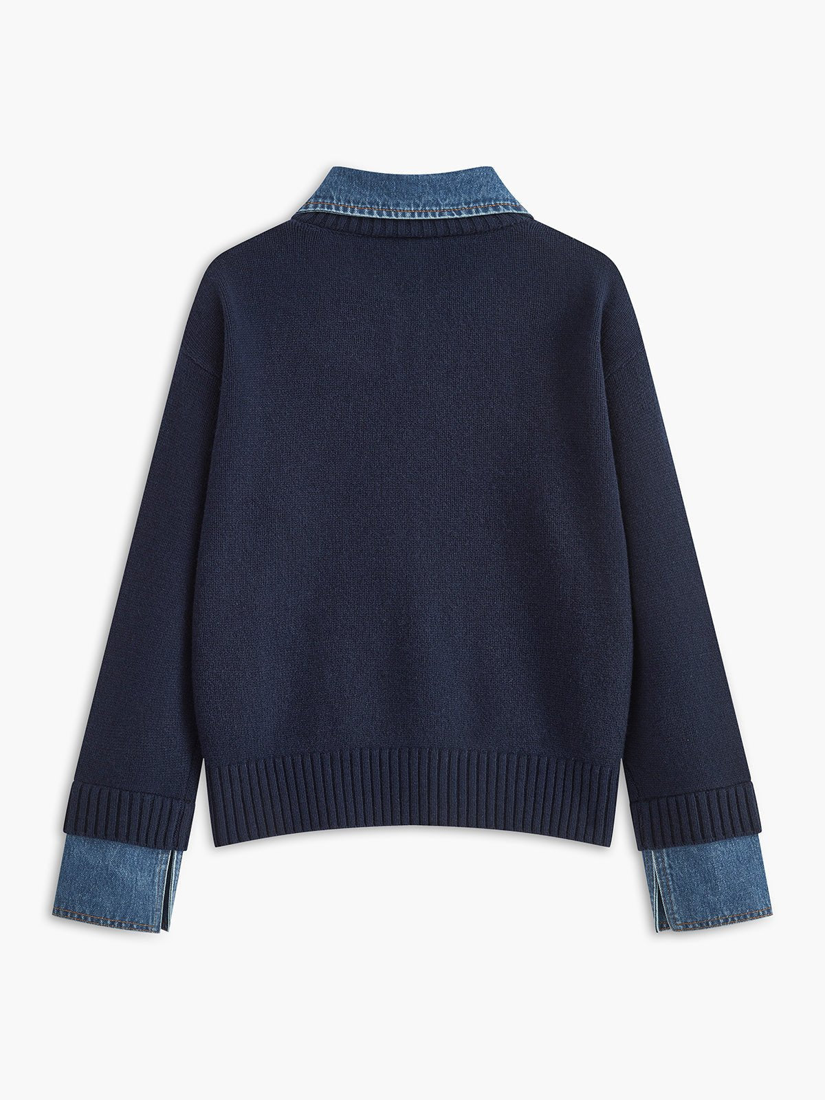 Stylish Polo Sweater for Women Collar Knit