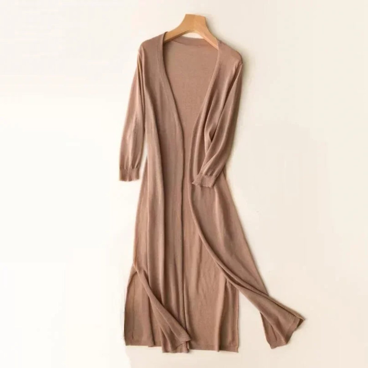 Effortless Cardigan for Women Open-Front Long Lightweight