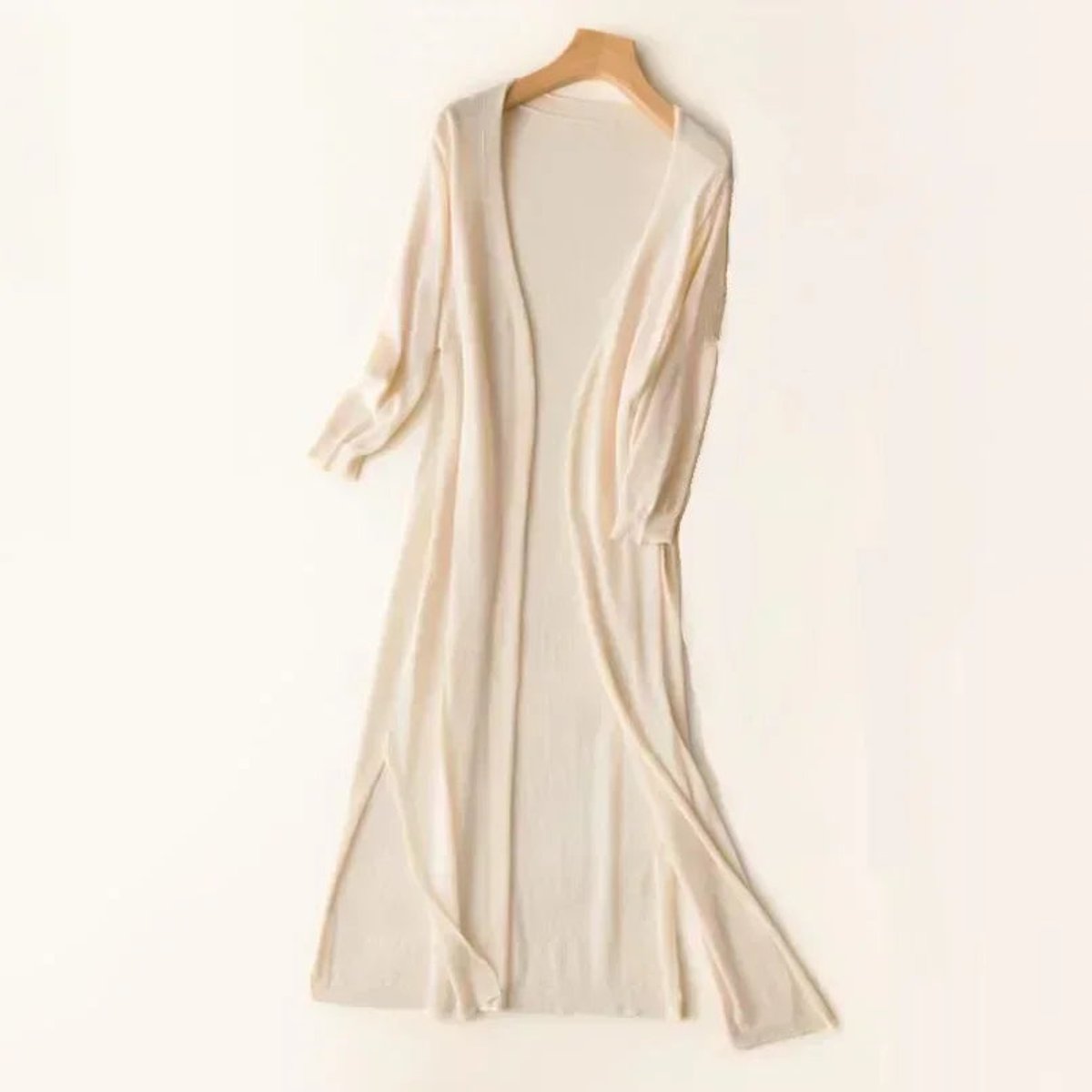 Effortless Cardigan for Women Open-Front Long Lightweight