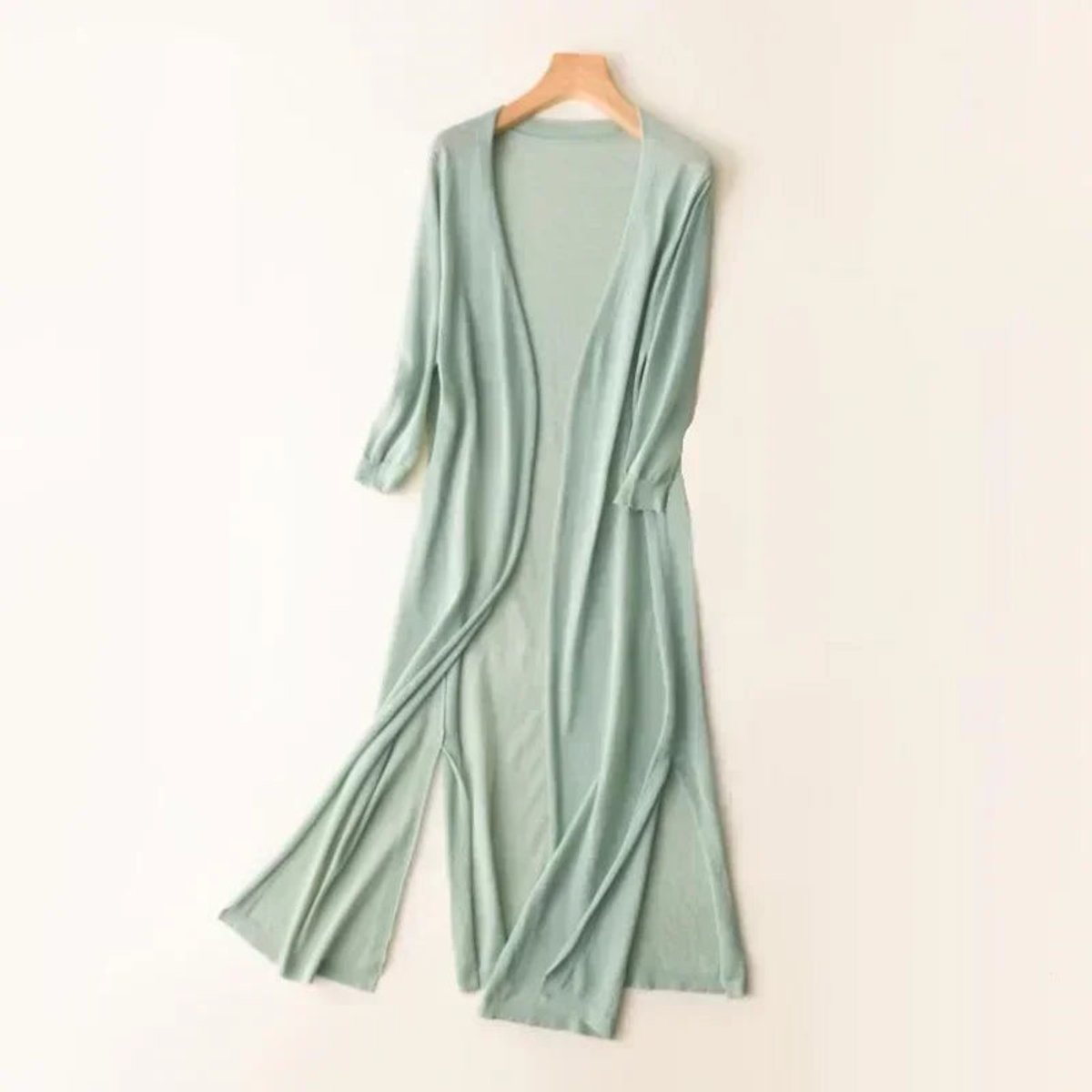Effortless Cardigan for Women Open-Front Long Lightweight