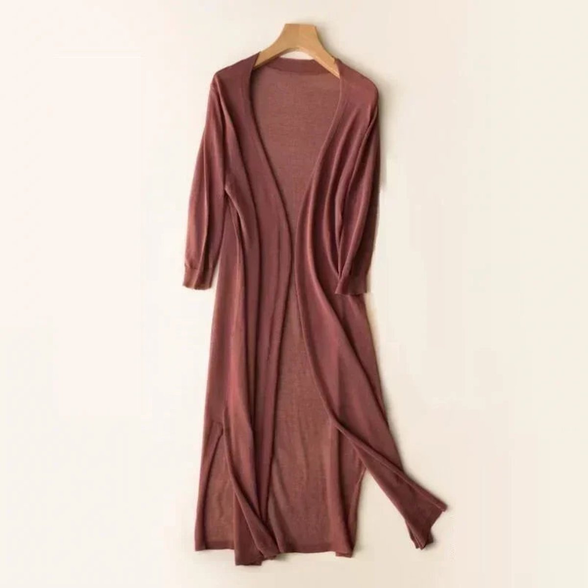 Effortless Cardigan for Women Open-Front Long Lightweight