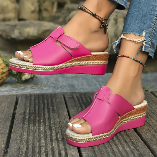Comfortable Sandals for Women Open-Toe Wedge Platform