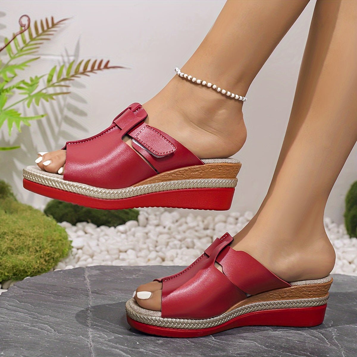 Comfortable Sandals for Women Open-Toe Wedge Platform
